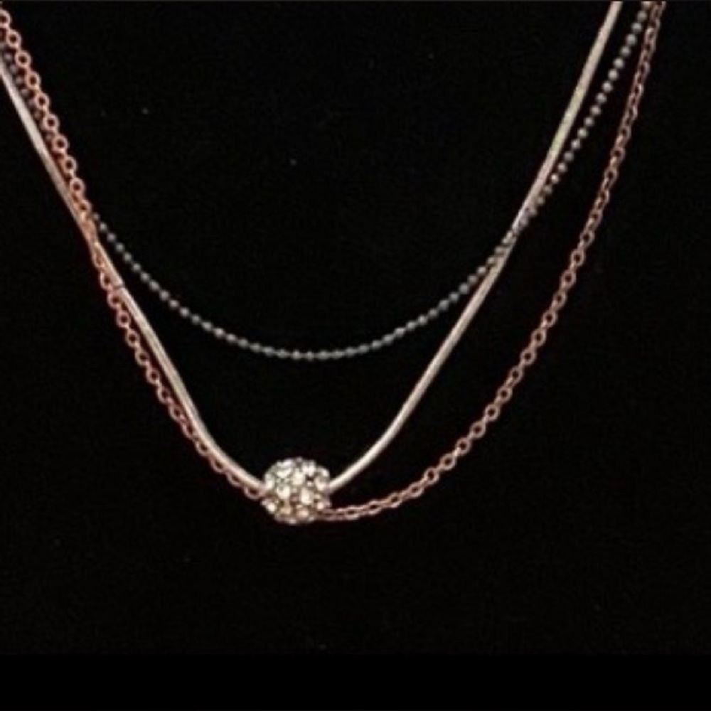 MIA Elegant Silver Necklace and Earring Set